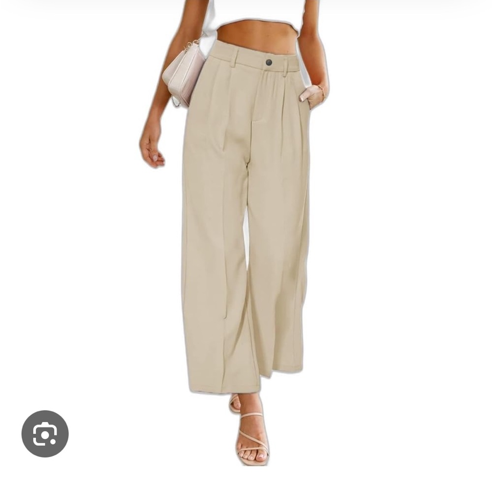 Tommy Bahama Khaki Relaxed Trouser Pant 100% Silk NWT VINTAGE Size 14